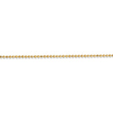 14k 1.2mm D/C Beaded Pendant Chain-WBC-PEN247-20