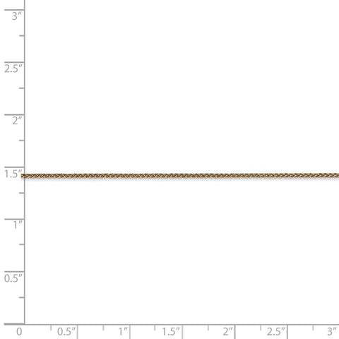 14k 1mm Spiga with Spring Ring Clasp Chain-WBC-PEN259-24