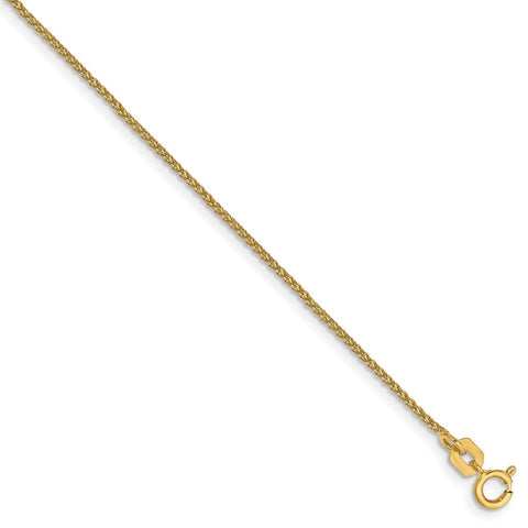 14k 1mm Spiga with Spring Ring Clasp Chain-WBC-PEN259-8
