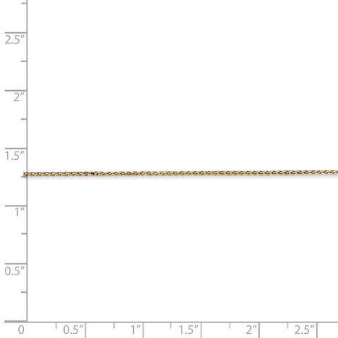 14k .8mm D/C Parisian Wheat Chain-WBC-PEN274-30