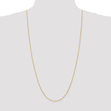 14K 1mm D/C Parisian Wheat Chain-WBC-PEN275-30