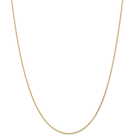 14K 1mm D/C Parisian Wheat Chain-WBC-PEN275-24