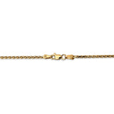 14K 1.9mm D/C Parisian Wheat Chain-WBC-PEN277-24