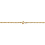 14k .8mm Light-Baby Rope Chain-WBC-PEN3-30