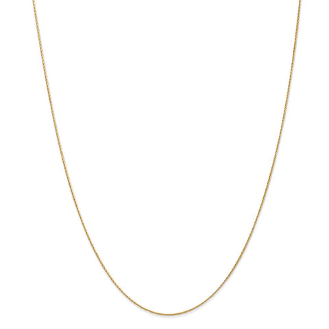 14K .7mm Round Parisian Wheat Chain-WBC-PEN312-24