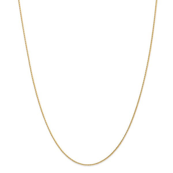 14K 1mm Round Parisian Wheat Chain-WBC-PEN313-24