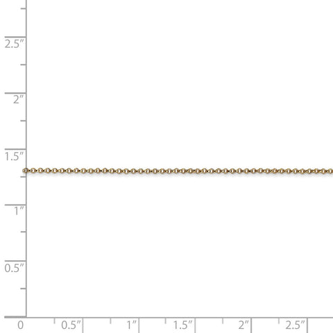 14k 1.15mm Rolo Pendant Chain-WBC-PEN320-18