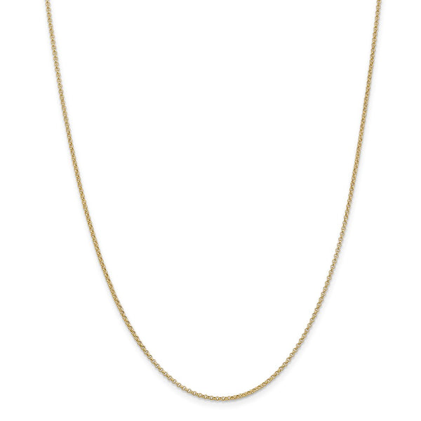 14k 1.55mm Rolo Pendant Chain-WBC-PEN321-24