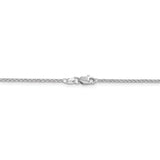 14k White Gold 1.55mm Rolo Pendant Chain-WBC-PEN323-20