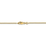 14k 1.4mm Forzantine Cable Chain-WBC-PEN328-18