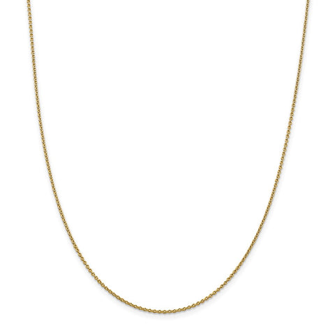 14k 1.4mm Forzantine Cable Chain-WBC-PEN328-22