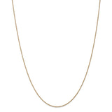 14k .8mm Light-Baby Rope Chain-WBC-PEN3-22