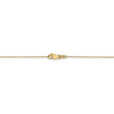 14k .8mm D/C Cable with Spring Ring Clasp Chain-WBC-PEN41-16