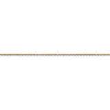 14k .8mm D/C Cable with Lobster Clasp Chain-WBC-PEN41L-24