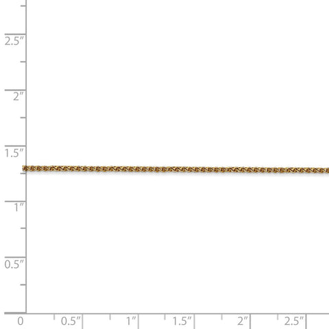 14k 1.2mm D/C Spiga Chain-WBC-PEN62-18