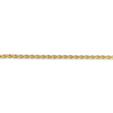 14k 2.25mm Parisian Wheat Chain-WBC-PEN66-24