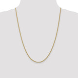 14k 2.25mm Parisian Wheat Chain-WBC-PEN66-24