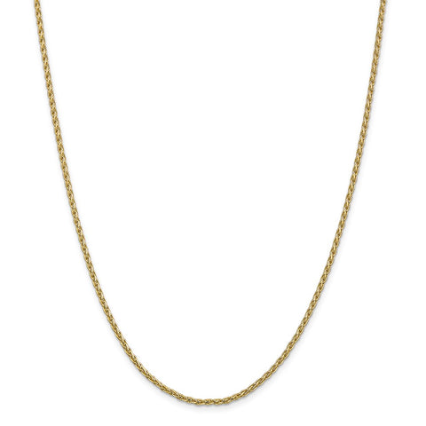 14k 2.25mm Parisian Wheat Chain-WBC-PEN66-22