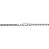 14k WG 3mm Parisian Wheat Chain-WBC-PEN73-20