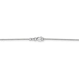 14k WG .9mm Cable with Lobster Clasp Chain-WBC-PEN75L-24