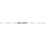 14k WG 1.2mm D/C Beaded Pendant Chain-WBC-PEN79-20