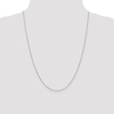 14k WG 1.2mm D/C Beaded Pendant Chain-WBC-PEN79-24