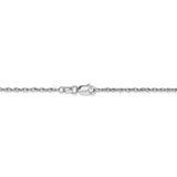 14k WG 1.3mm Heavy-Baby Rope Chain-WBC-PEN90-16