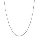 14k WG 1.3mm Heavy-Baby Rope Chain-WBC-PEN90-18