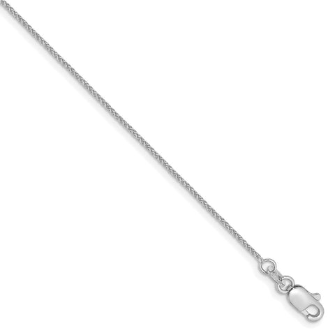 14k WG .80mm Spiga with Lobster Clasp Chain-WBC-PEN95-6