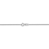 14k WG .9mm Curb Pendant Chain-WBC-PEN99-18