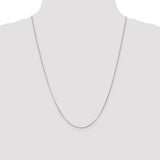 14k WG .9mm Curb Pendant Chain-WBC-PEN99-24