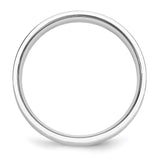 Platinum 5mm Comfort-Fit Flat Band-PFB050-6-WBC