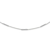 14k White Gold Diamond 5-Station Necklace-WBC-PM3752-025-WA-18