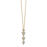 14k Diamond 18 inch Necklace-WBC-PM3795-033-YA