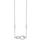 14k White Gold Fancy Dia. 18in Necklace-WBC-PM6828-005-WA