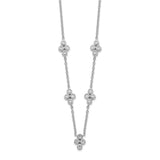 14k White Gold 5-station Diamond 18in Necklace-WBC-PM8564-025-WA