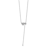 14k White Gold Two Hearts 18in Necklace-WBC-PM8573-025-WA