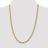 14k 4.65mm Tri-color Rose and White Rhodium PavÇ Valentino Chain-WBC-PVL100-18