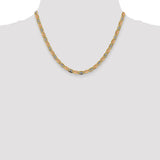 14k 4.65mm Tri-color Rose and White Rhodium PavÇ Valentino Chain-WBC-PVL100-18