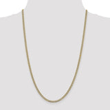 14k 3.4mm Semi-solid with Rhodium PavÇ Curb Chain-WBC-PWF080-18