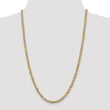 14k 4.3mm Semi-solid with Rhodium PavÇ Curb Chain-WBC-PWF100-18