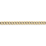 14k 4.3mm Semi-solid with Rhodium PavÇ Curb Chain-WBC-PWF100-7