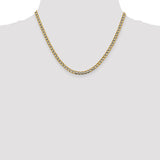 14k 4.3mm Semi-solid with Rhodium PavÇ Curb Chain-WBC-PWF100-18