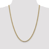 14k 4.3mm Semi-solid with Rhodium PavÇ Curb Chain-WBC-PWF100-24