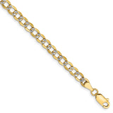 14k 4.3mm Semi-solid with Rhodium PavÇ Curb Chain-WBC-PWF100-8