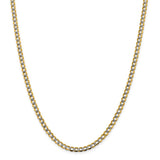 14k 4.3mm Semi-solid with Rhodium PavÇ Curb Chain-WBC-PWF100-20