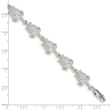 Sterling Silver Sea Turtles Bracelet-WBC-QA41-7