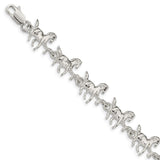 Sterling Silver Horses Bracelet-WBC-QA5-7