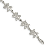 Sterling Silver Frogs Bracelet-WBC-QA54-7