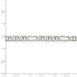 Sterling Silver 5.5mm Figaro Anchor Chain-WBC-QAF150-7